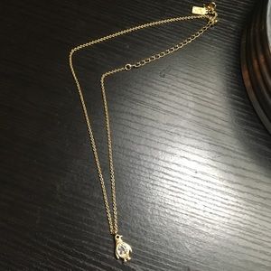Kate Spade penguin necklace